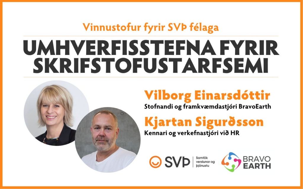 Vinnustofa: Umhverfisstefna fyrir skrifstofur