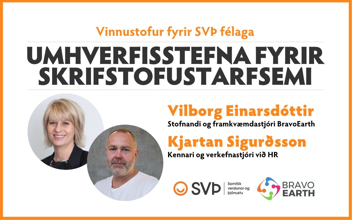 Vinnustofa: Umhverfisstefna fyrir skrifstofur