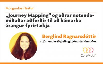 Morgunfyrirlestur: „Journey Mapping“ og aðrar notendamiðaðar aðferðir til að hámarka árangur fyrirtækja
