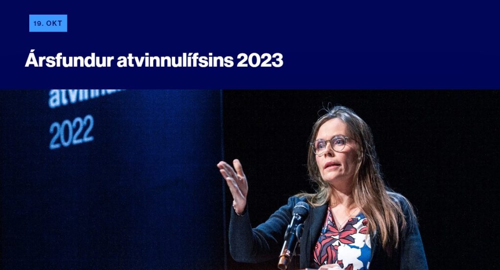 Ársfundur Samtaka atvinnulífsins 2023