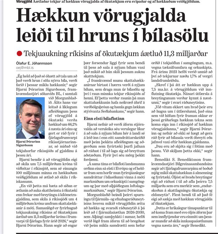 Fjárlagafrumvarp-hrun-bílasölu