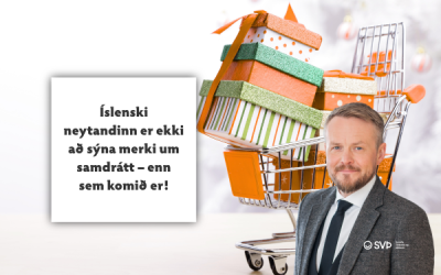 Íslenski neytandinn er ekki að sýna merki um samdrátt — enn sem komið er