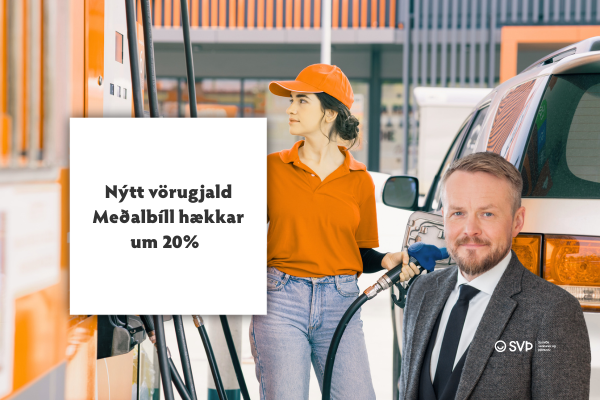 Nýtt vörugjald bifreiða hækkar meðalbílinn um 20%
