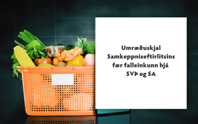 Umræðuskjal Samkeppniseftirlitsins fær falleinkunn hjá SVÞ og SA
